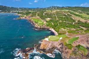 Cabot Saint Lucia (Point Hardy) 16th Reverse Aerial